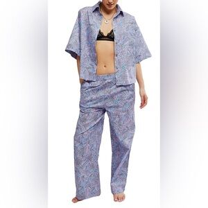 Intimately Summer sleeper printed *set* NWOT lavender combo